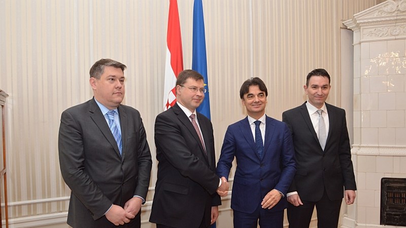 Potpredsjednik Grčić s potpredsjednikom Dombrovskisom: Poruka Vlade je vrlo jasna – ostajemo dosljedni provedbi reformi
